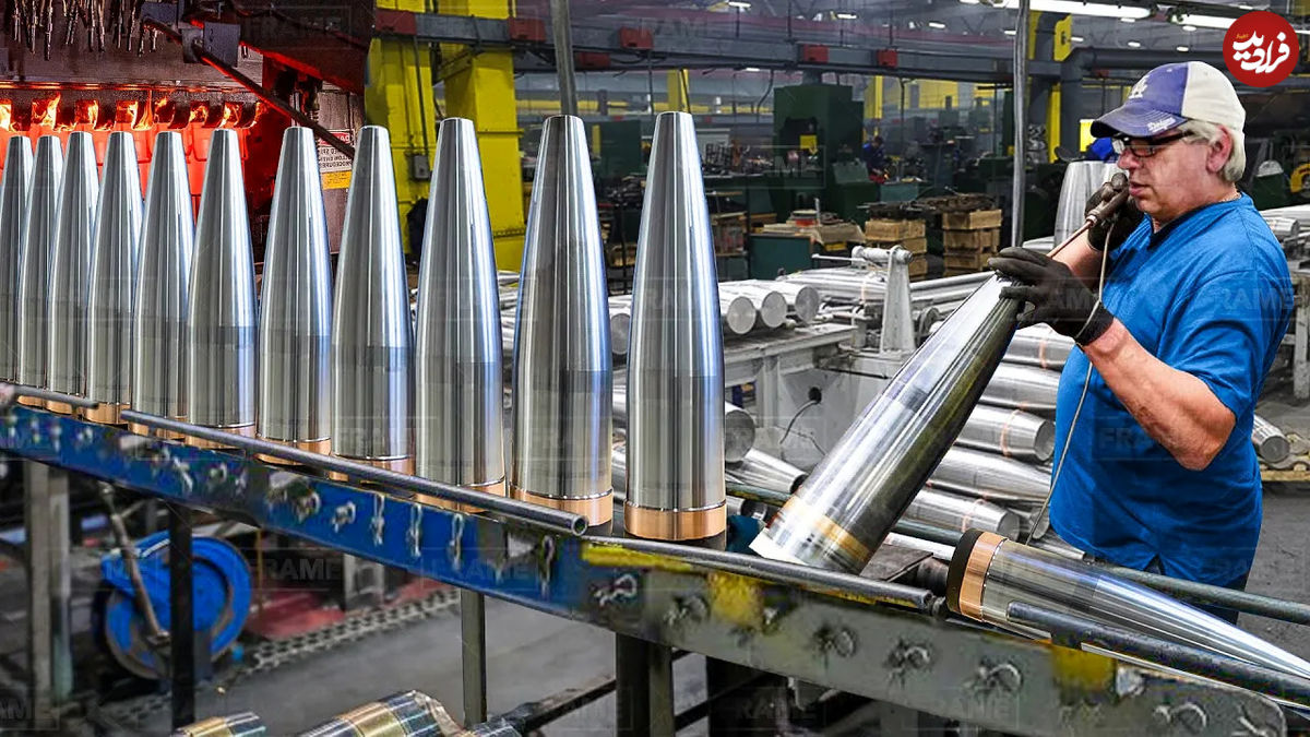 (ویدئو) نگاهی نزدیک و هیجان انگیز به خط تولید مهمات در یک کارخانه آمریکایی