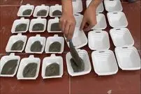 (ویدئو) چگونه با ظرف یک بار مصرف و سیمان یک گلدان زیبا در خانه بسازیم؟