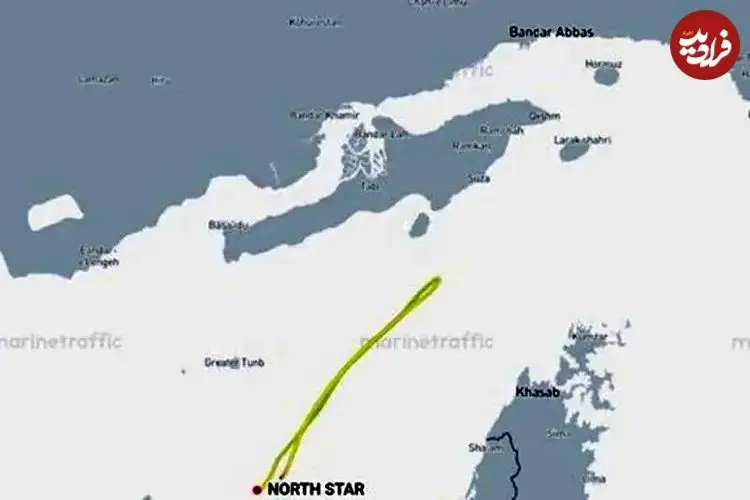 عقب‌نشینی نفتکش غول‌پیکر با پرچم باربادوس در پی ورود یگان‌های عملیاتی ایران