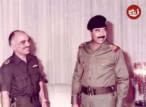 عکس| سفر زمان؛ «صدام حسین» در حال اسب سواری؛ دهه 60