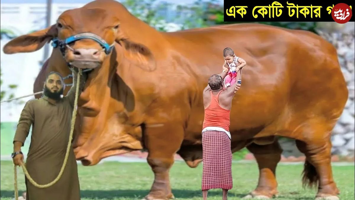 (ویدئو) 10 گاو بزرگ بنگلادش؛ رتبه اول 1790 کیلوگرم، رتبه دهم 1224 کیلوگرم!
