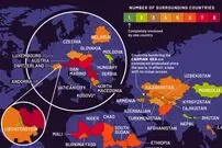 کشورهای محصور در خشکی که هیچ راهی به دریا ندارند + اینفوگرافی