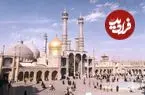 عکس| سفر به ایران قدیم؛ کودکان قمی در حال بازی روی مجسمۀ سنگ قبر؛ 115 سال قبل