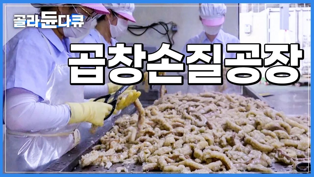 (ویدئو) فرآیند پخت و بسته بندی هزاران کیلو سیرابی و روده گاو در یک کارخانه کره ای