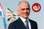 عکس| سفر در زمان؛ «ملک حسین، پادشاه سابق اردن» در مراسم پذیرایی کاخ سفید؛ سال 1351