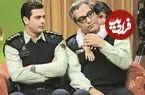 عکس| سفر به گذشته؛ «پژمان بازغی و مهران مدیری» در پشت صحنه سریال مرد هزار چهره؛ سال 87