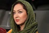 (عکس) جشن تولد 45 سالگی «نیکی کریمی» در پشت صحنۀ یک فیلم؛ سال 1395