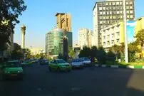 عکس| سفر به تهران قدیم؛ تصویر هوایی از میدان فاطمی و ساختمان وزارت کشور؛ سال 55