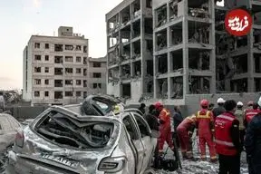 تصاویر| تخریب منازل مسکونی در محدوده رسالت تهران در پی حملات هوایی