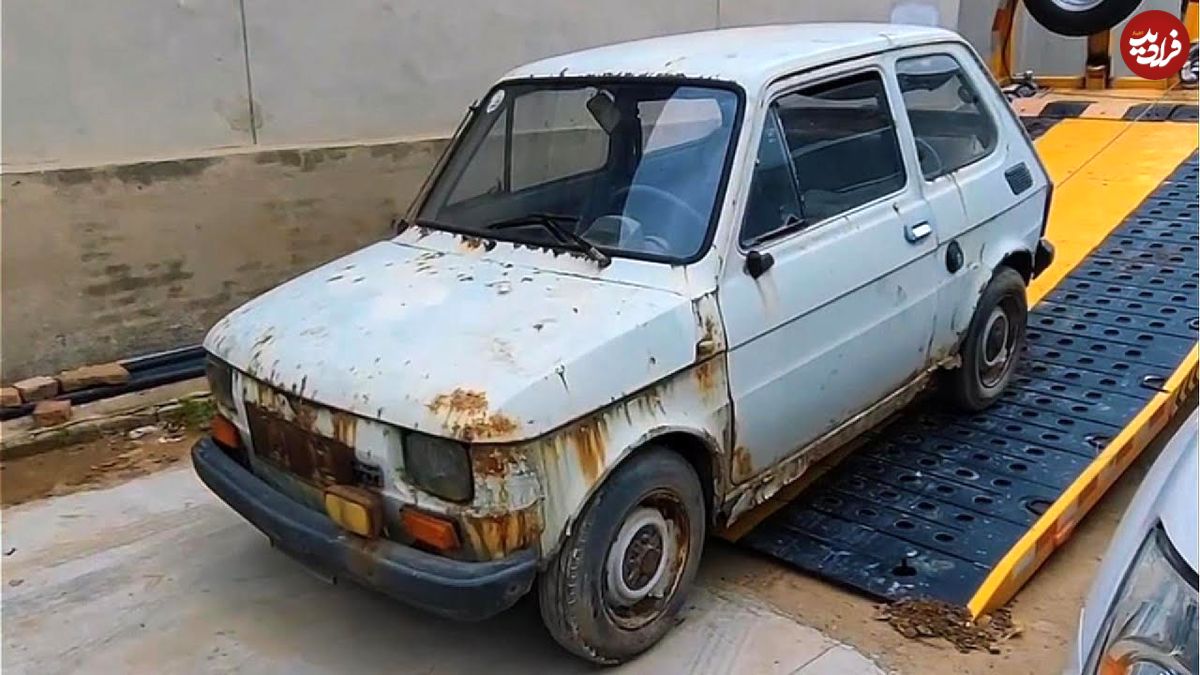 ببینید؛ مراحل بازسازی کامل یک فیات 126P مدل 1980 که سال ها رها شده بود