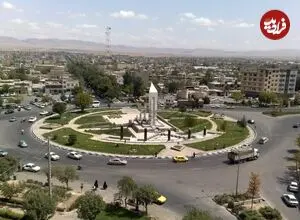 عکس| سفر زمان؛ منظرۀ خیابان اصلی شهر قوچان در حدود 80 سال قبل