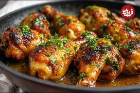 ببینید؛ طرز تهیه یک غذای متفاوت با ران مرغ، عسل و سس سویا به روش آشپز معروف ایتالیایی