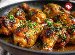ببینید؛ طرز تهیه یک غذای متفاوت با ران مرغ، عسل و سس سویا به روش آشپز معروف ایتالیایی