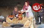 ببینید؛ غذای روستایی در افغانستان؛ پخت مرغ بریانی و نان تنوری