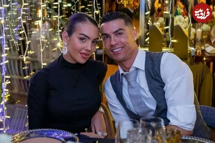 عکس| درخشش چند میلیاردی رونالدو و جورجینا روی فرمان بوگاتی