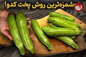 ببینید| طرز تهیه دو نوع غذای جدید و کم هزینه با کدو سبز 