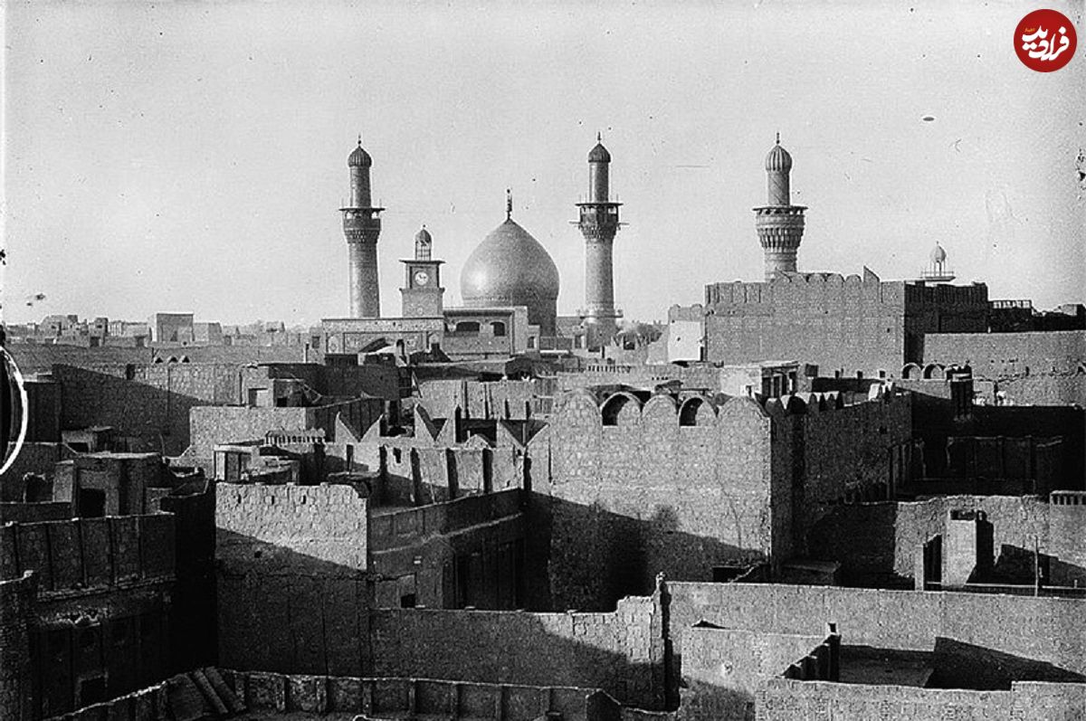 تصاویر| سفر در تاریخ؛ شکل و شمایل «مردم و شهر کربلا» در سال 1311