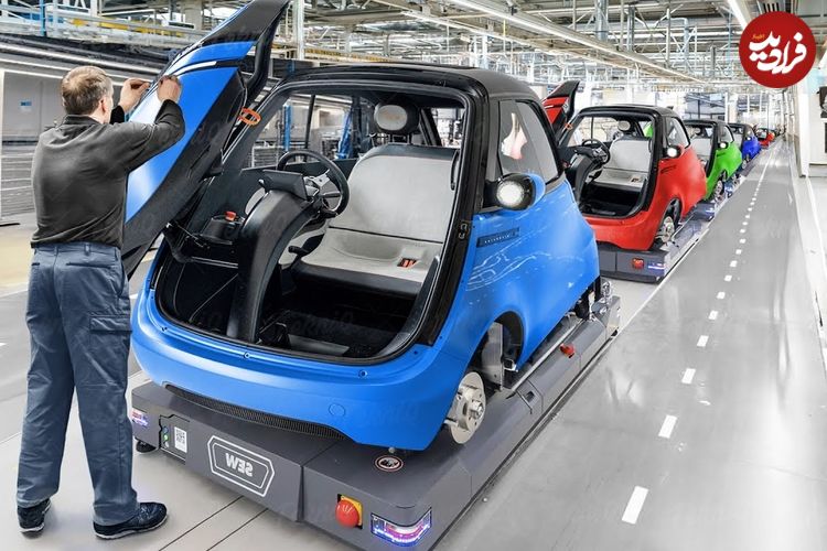 ببینید؛ نگاهی به مراحل تولید خودروهای کوچک برقی میکرولینو در انگلیس