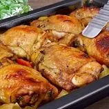 ببینید| طرز تهیه یک شام جدید و ساده با ران مرغ به روش آلمانی ها