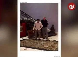 تصاویر| جنجال ارسال پرده کعبه برای اپستین مجرم جنسی آمریکا 