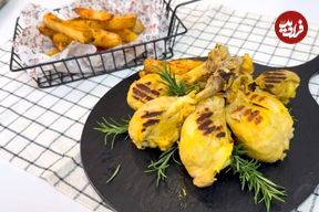 مرغ دوغی خوشمزه با زعفران و کره؛ آموزش تهیه مرغ دوغی