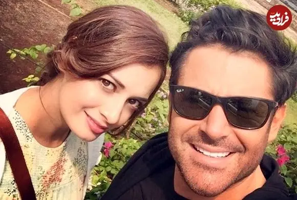 عکس| سفر زمان؛ «محمدرضا گلزار» و «دیا میرزا» در سواحل هندوستان؛ سال 94