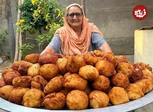 ببینید؛ غذای روستایی در هند؛ پخت کوفته به روش متفاوت مادربزرگ حیدرآبادی