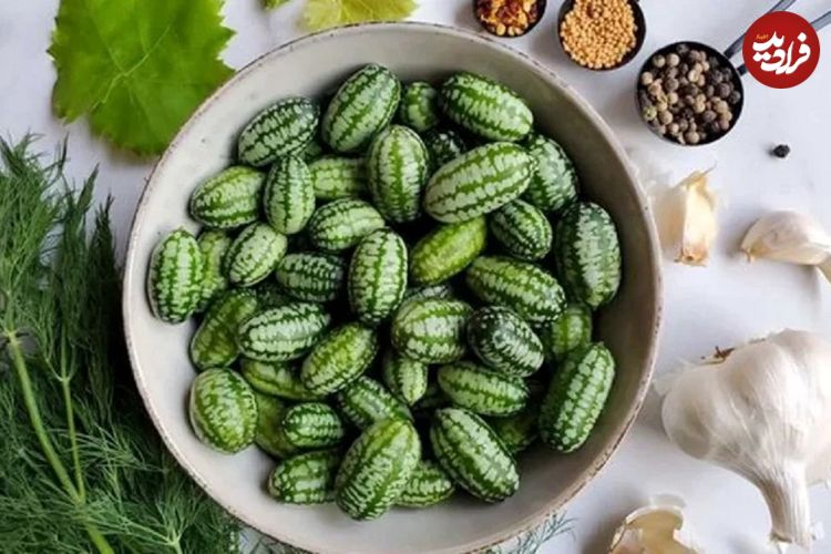 طرز تهیه و مواد لازم ترشی هندوانه موشی