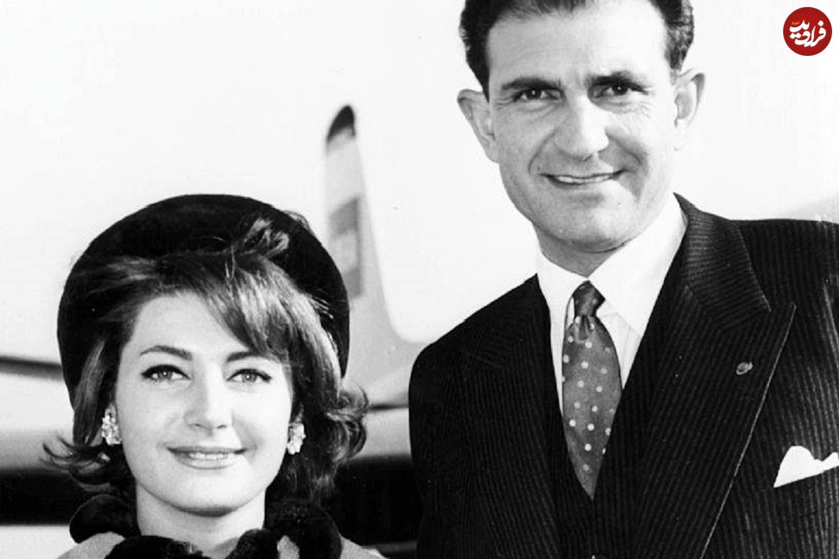 عکس؛ سفر در زمان؛ «شهناز پهلوی و اردشیر زاهدی چند ماه پیش از طلاق»؛ سال 43