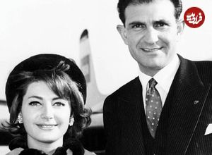 عکس؛ سفر در زمان؛ «شهناز پهلوی و اردشیر زاهدی چند ماه پیش از طلاق»؛ سال 43