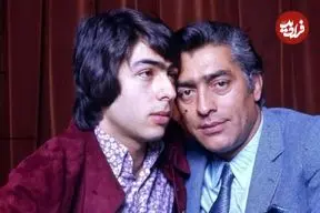 عکس| سفر در زمان؛ «فردین» به همراه پسرش «سعید» در یک کافه در تهران؛ دهه 50