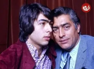 عکس| سفر در زمان؛ «فردین» به همراه پسرش «سعید» در یک کافه در تهران؛ دهه 50