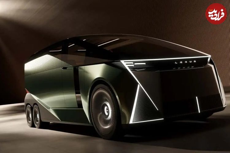 تصاویر؛ خودروی ۶ چرخ لکسوس معرفی شد! رقیب جدیدی برای مرسدس و بیامو