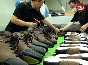 ببینید| مراحل تولید انبوه کفش های ایمنی در کارخانه ای در کره جنوبی