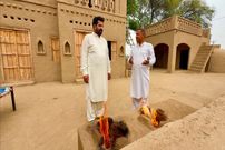 ببینید؛ نحوه ساخت یک اجاق هیزمی با آجر و سیمان به روش پاکستانی ها