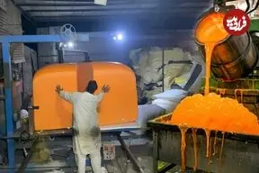 ببینید| فوم مبلمان و تخت خواب ها چگونه تولید می شود؟