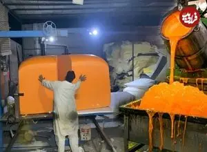 ببینید| فوم مبلمان و تخت خواب ها چگونه تولید می شود؟