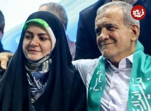 عکس؛ سفر به تاریخ؛ «زهرا پزشکیان» در کنار «زینب، دختر سردار سلیمانی» در یک مراسم؛ سال 1403