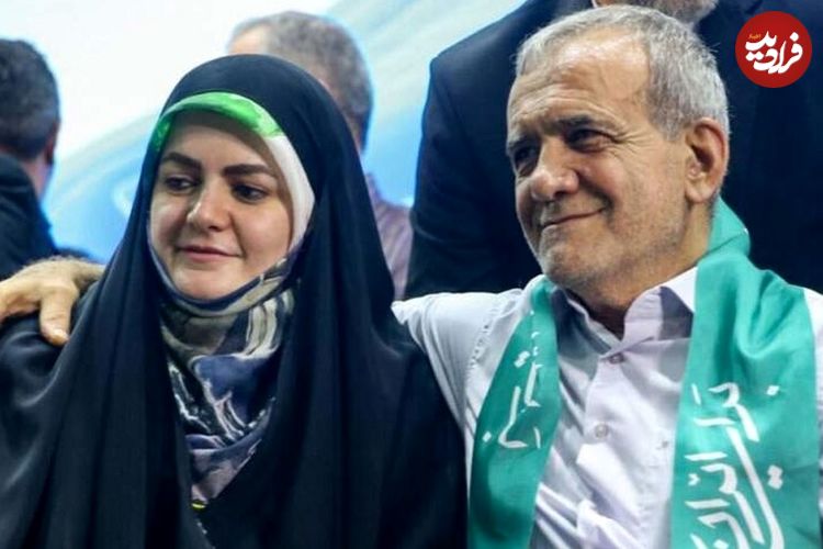 عکس؛ سفر به تاریخ؛ «زهرا پزشکیان» در کنار «زینب، دختر سردار سلیمانی» در یک مراسم؛ سال 1403