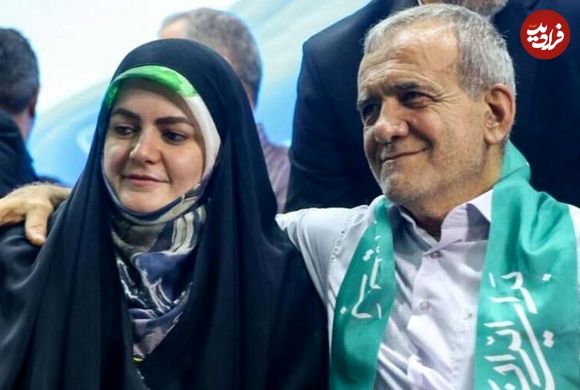عکس؛ سفر به تاریخ؛ «زهرا پزشکیان» در کنار «زینب، دختر سردار سلیمانی» در یک مراسم؛ سال 1403
