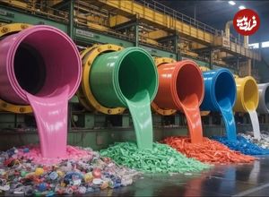 ببینید| مراحل دیدنی تولید لوله های پلاستیکی از طریق بازیافت ضایعات
