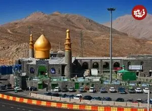 عکس| سفر زمان؛ منظرۀ متفاوت «امامزاده هاشم جاده هراز» در دوران ناصرالدین شاه