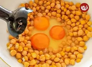 ببینید| طرز تهیه فلافل با نخود و تخم مرغ