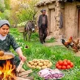 ببینید| غذای روستایی در افغانستان؛ پخت خوراک کدو سبز و سیب زمینی در روستایی زیبا