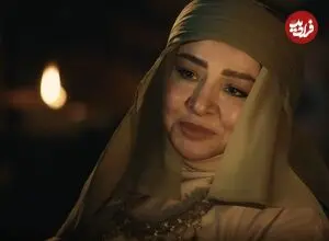 عکس| سفر به گذشته؛ صائمه در پشت صحنه سریال رویای نیمه شب؛ سال 1404