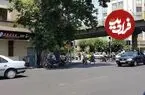 عکس| سفر به تهران قدیم؛ خودروهای کلاسیک در پمپ بنزین چهارراه کالج؛ دهه 30