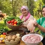 ببینید| غذای روستایی در ایران؛ تهیه جوجه کباب ترش در جنگل