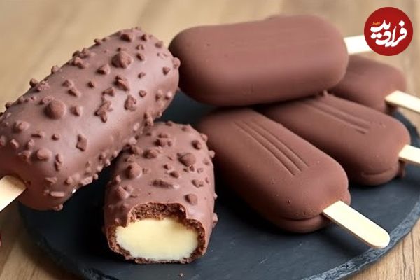 ببینید؛ به همین سادگی با 250 میلی لیتر شیر در خانه بستنی کیم درست کنید!