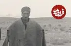 عکس| سفر زمان؛ عکس یادگاری دو چوپان در صحرا؛ 80 سال قبل