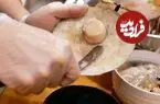ببینید| غذای خیابانی در ژاپن؛ پخت غذا با شاه خرچنگ، صدف دو کفه ای و خاویار در توکیو
